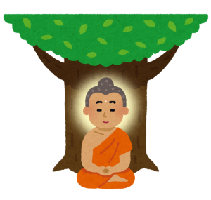 菩提樹と仏陀